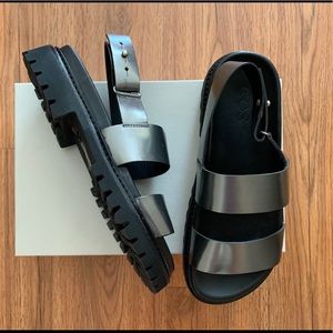 COS Metallic Strap Sandals